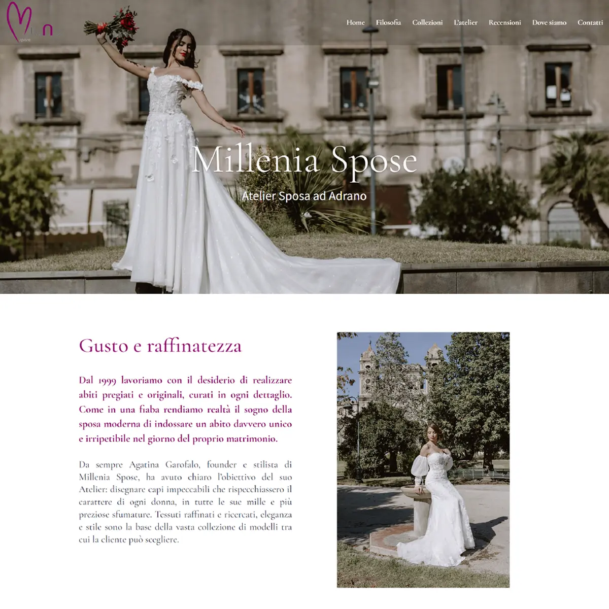 Millenia Sposa Ephesto Web Agency Catania 1